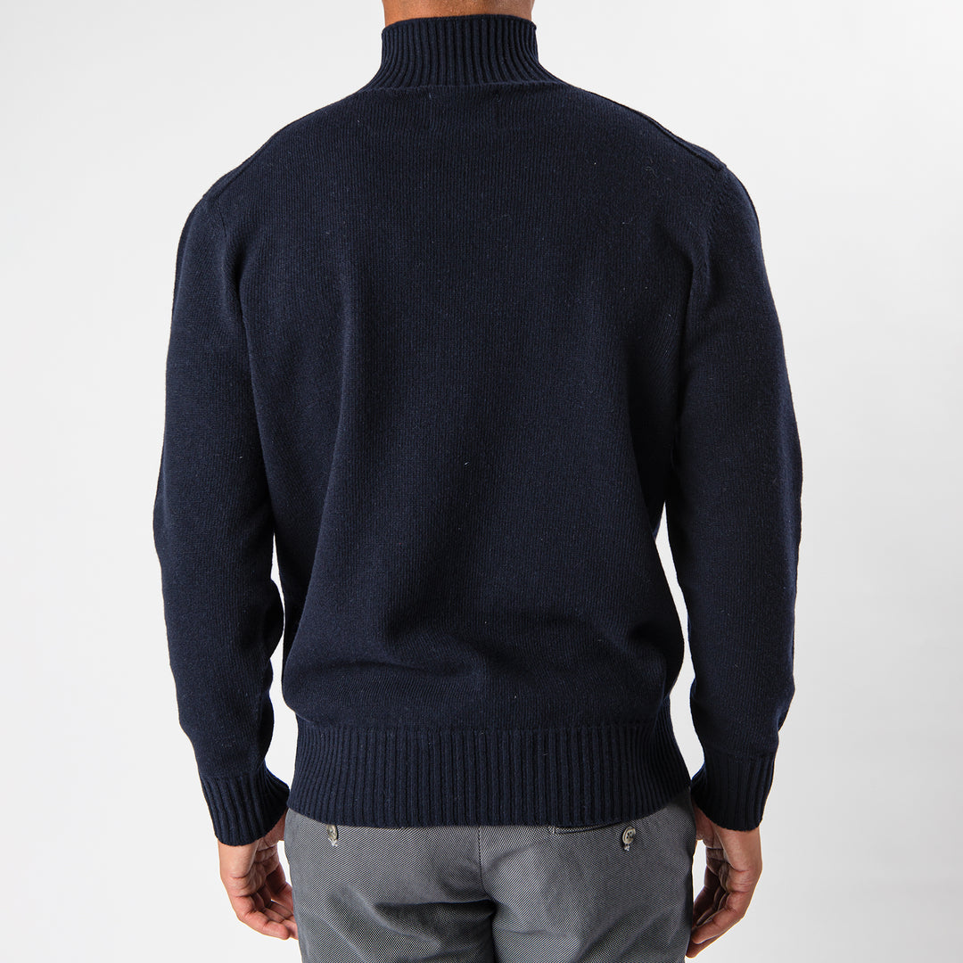 Clark Wool Sweater Navy Blue