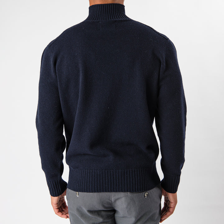 Clark Wool Sweater Navy Blue