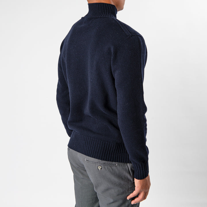 Clark Wool Sweater Navy Blue