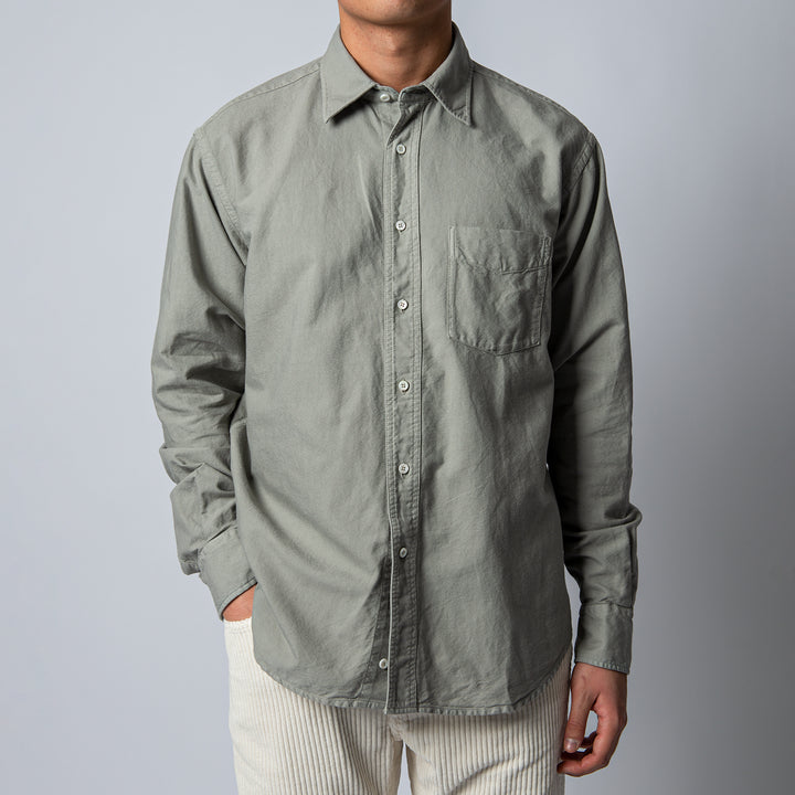Oxford Shirt With Pockets GREY
