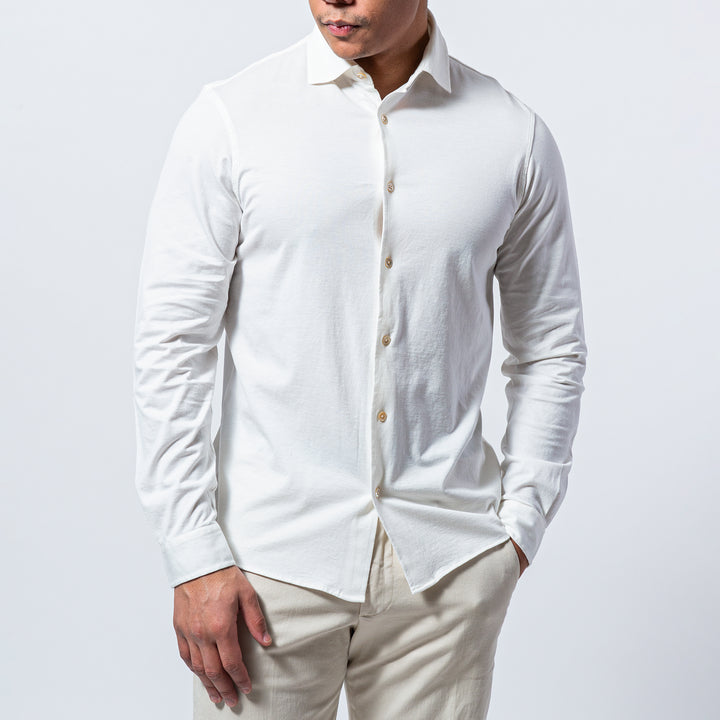 Luxury Jersey Shirt Offwhite