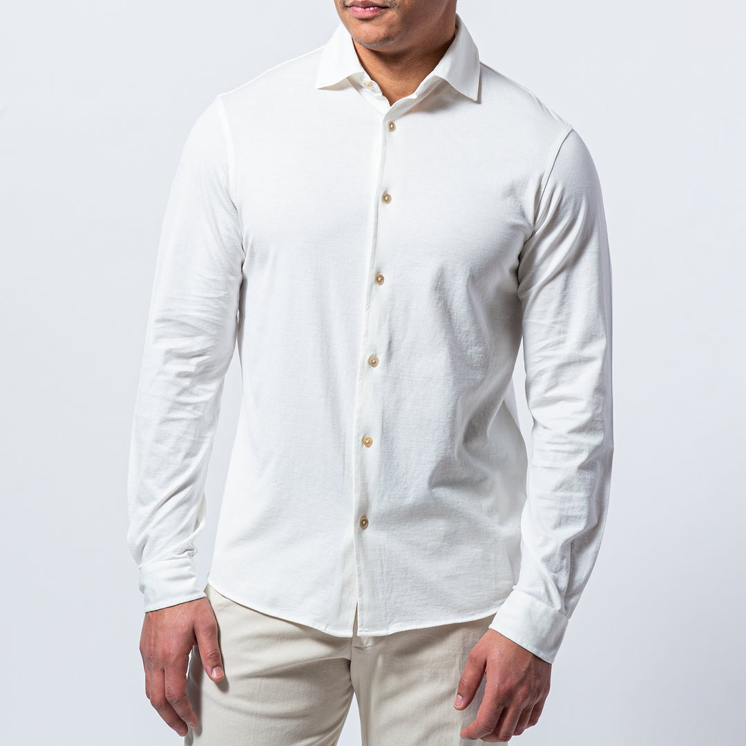 Luxury Jersey Shirt Offwhite