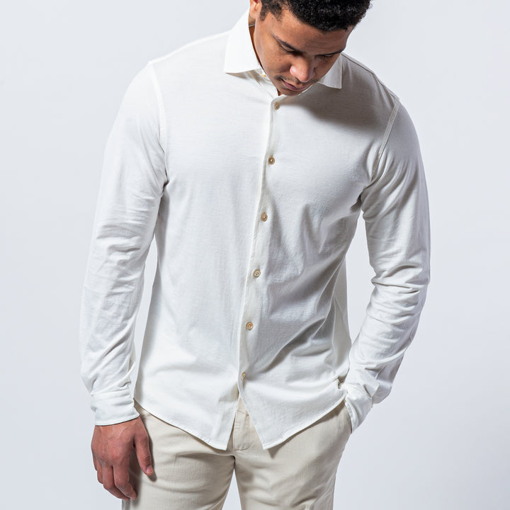 Luxury Jersey Shirt Offwhite