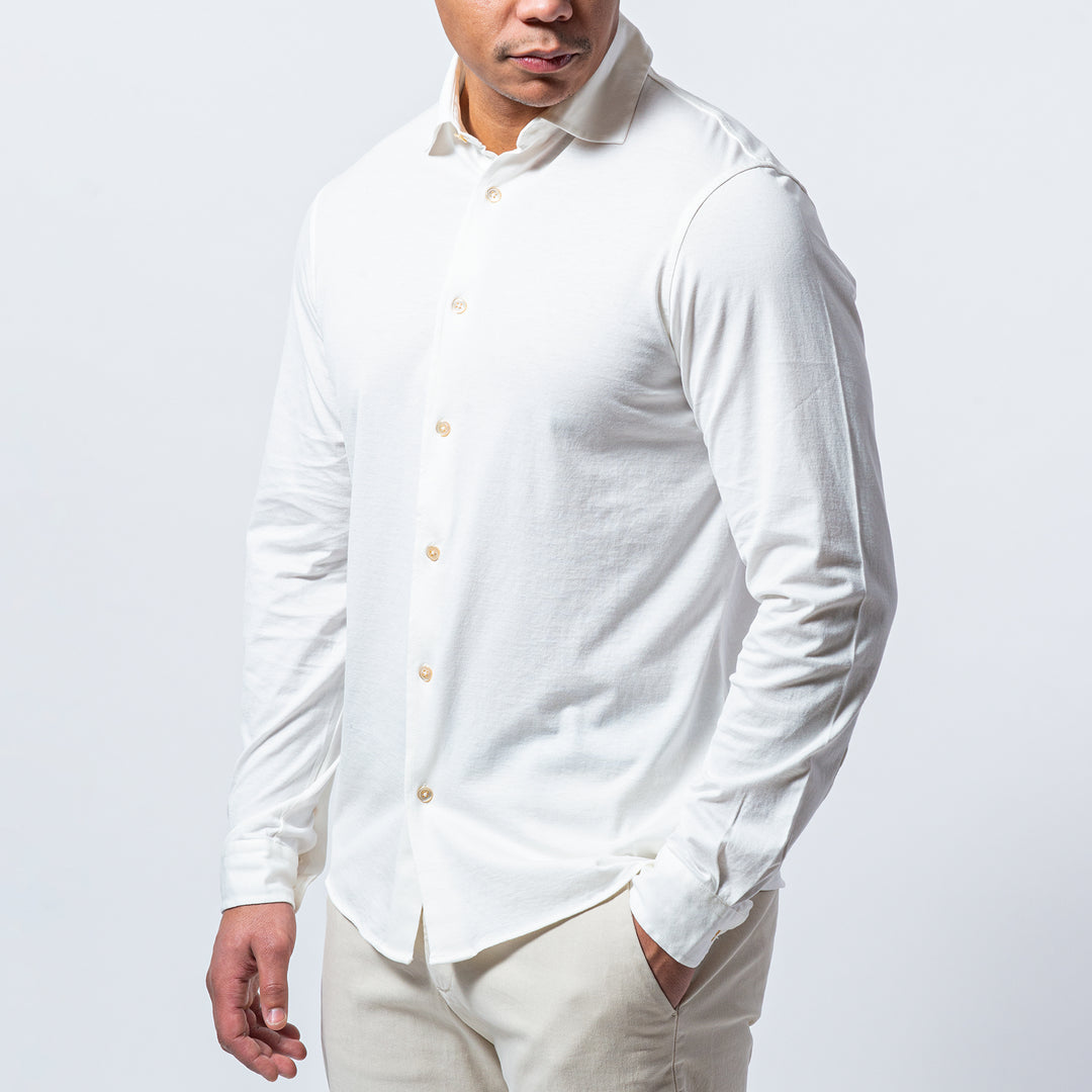 Luxury Jersey Shirt Offwhite
