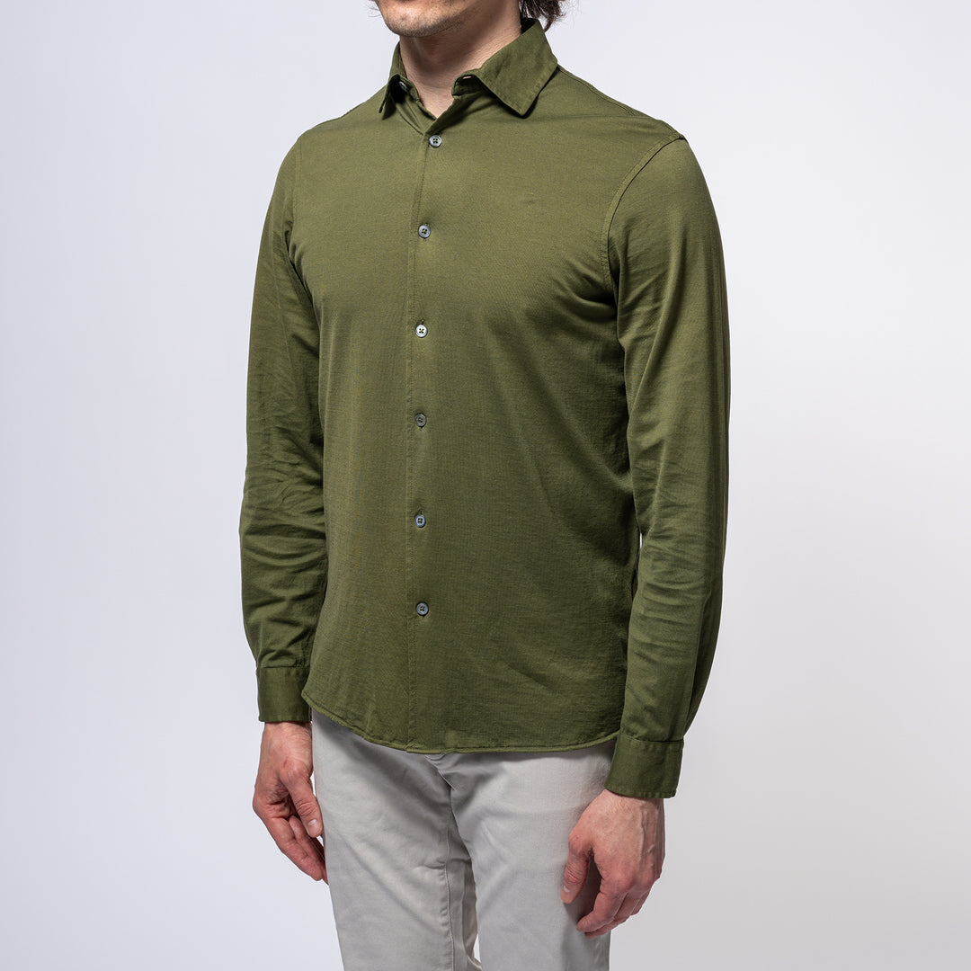 Luxury Jersey Shirt Green