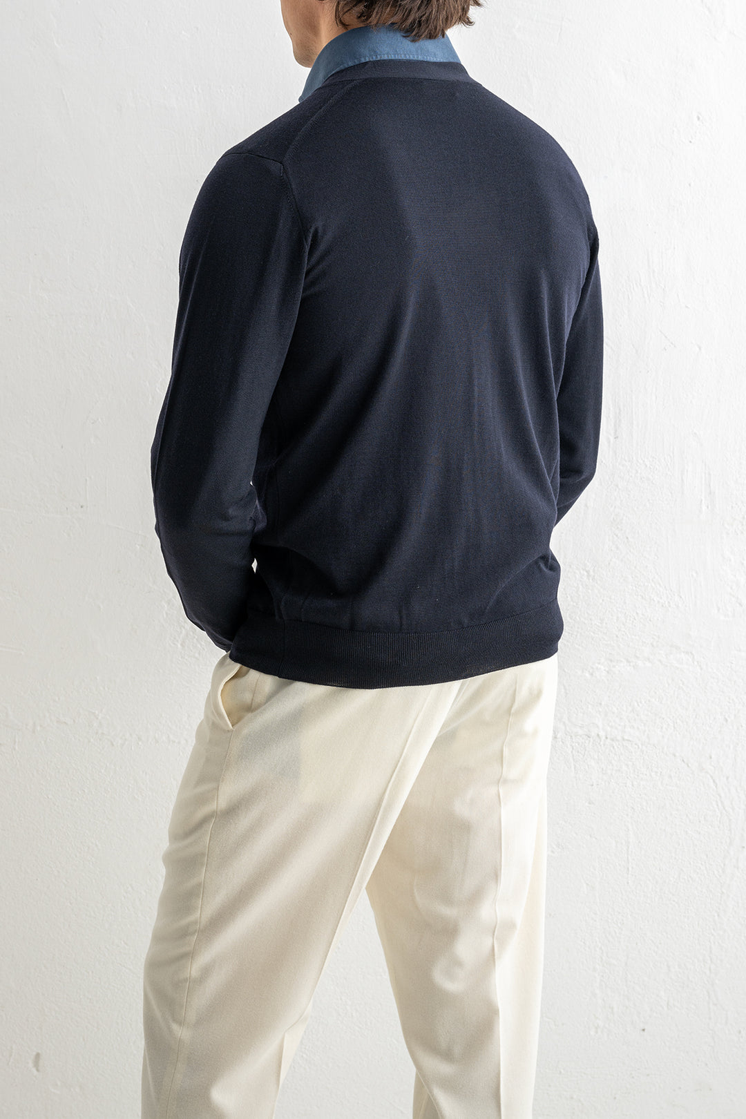 Cardigan Royal Merino Navy