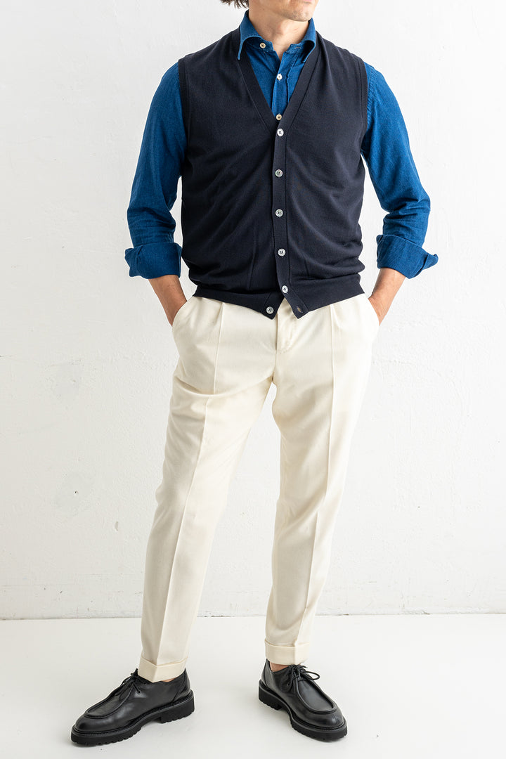 Vest Royal Merino Navy