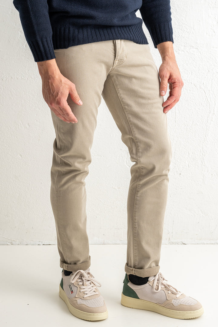 Five Pocket Clyo Stretch Mid Beige