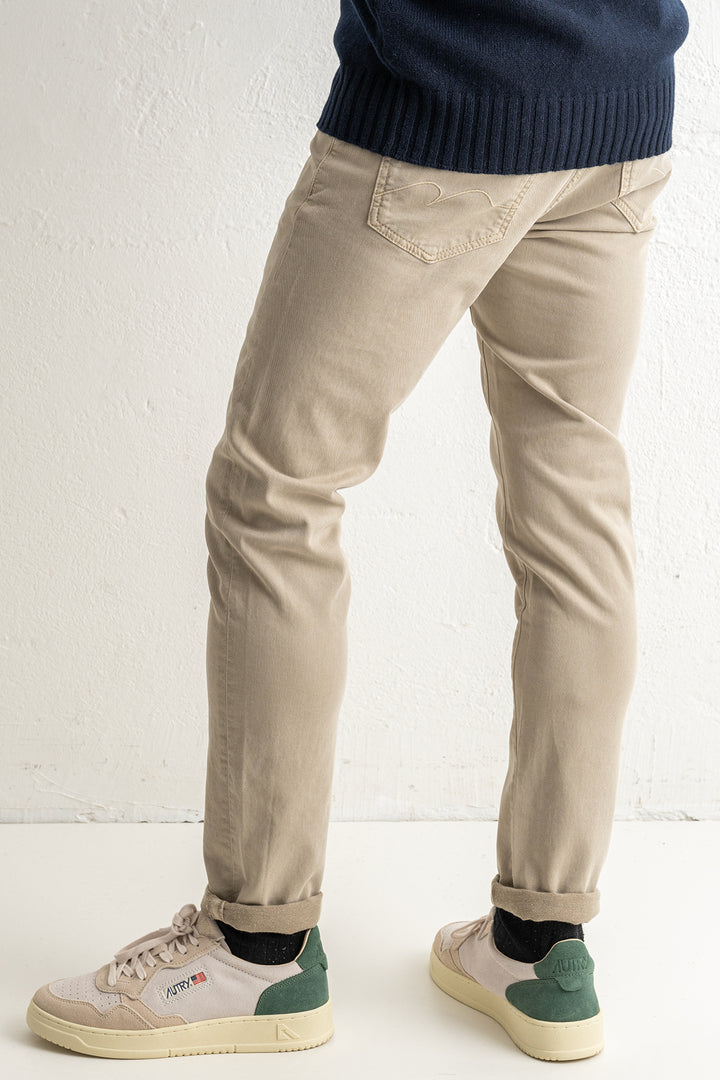 Five Pocket Clyo Stretch Mid Beige
