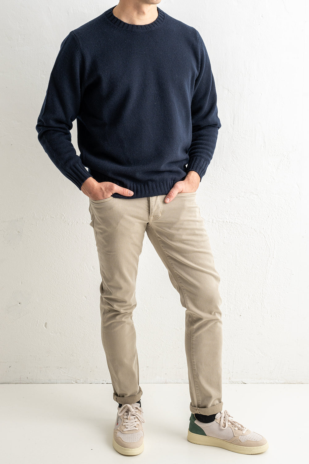 Five Pocket Clyo Stretch Mid Beige