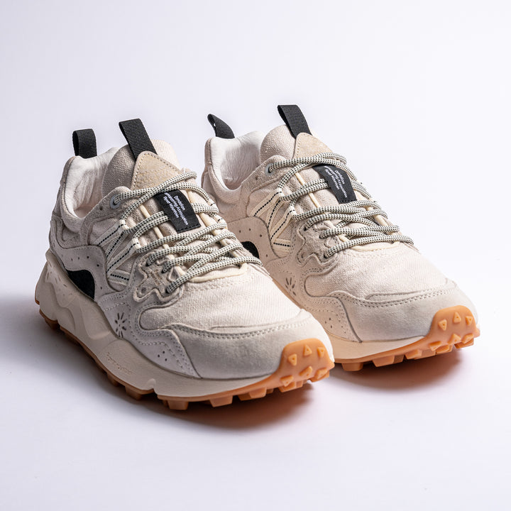 Yamano Suede Cotton Cloth Sneaker Offwhite