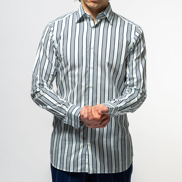 Striped Shirt Navy/White