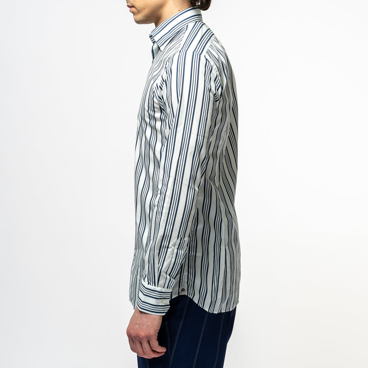 Striped Shirt Navy/White