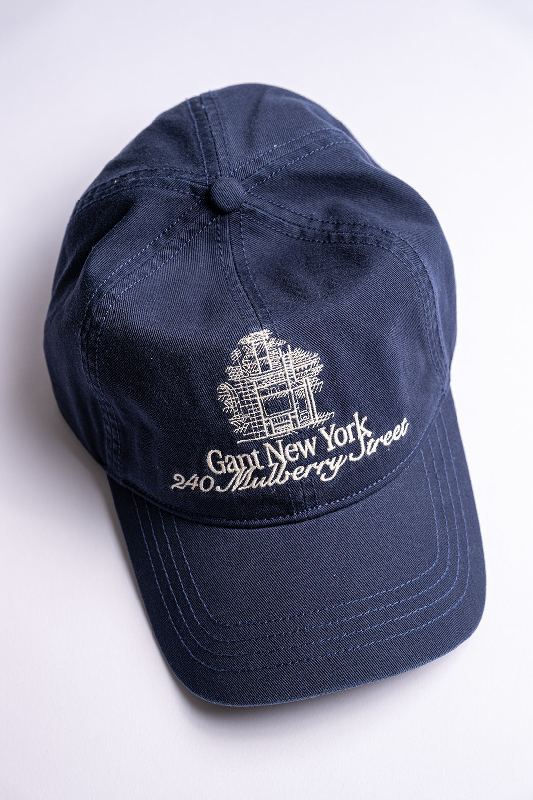 Washed Canvas Cap Evening Blue