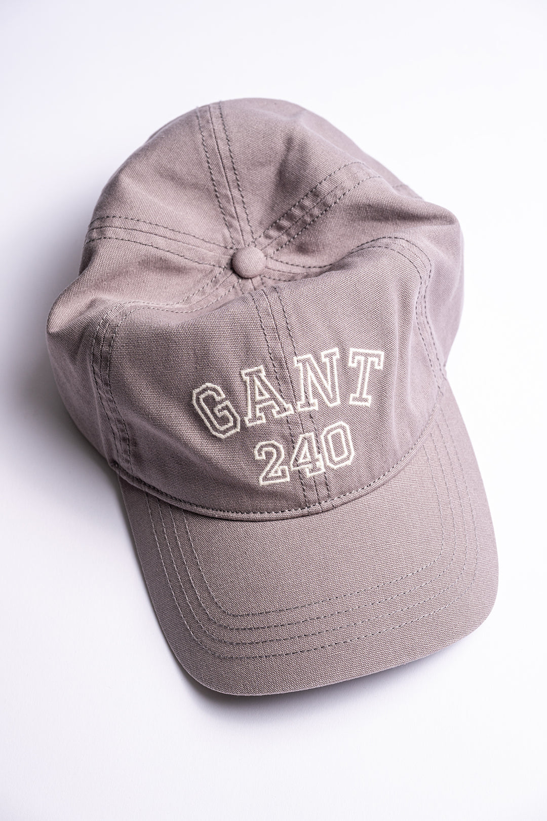 Washed Canvas Cap Steel Grey
