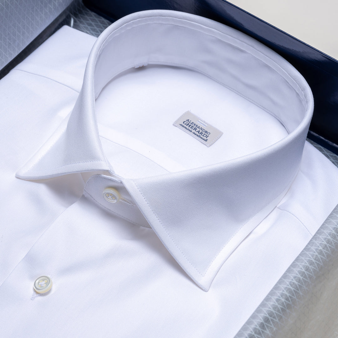 Cotton Twill Regular Fit White