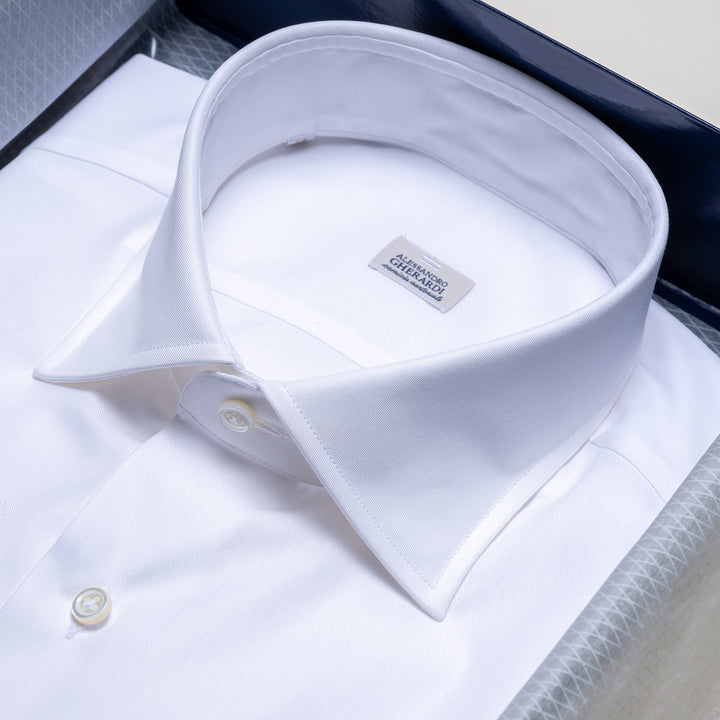 Cotton Twill Regular Fit White