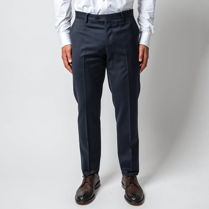 Man Woven Trousers Special Line Navy