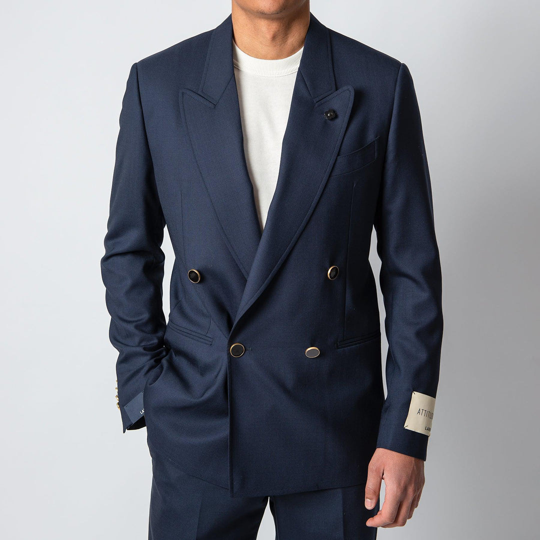 MAN JACKET ATTITUDE NAVY