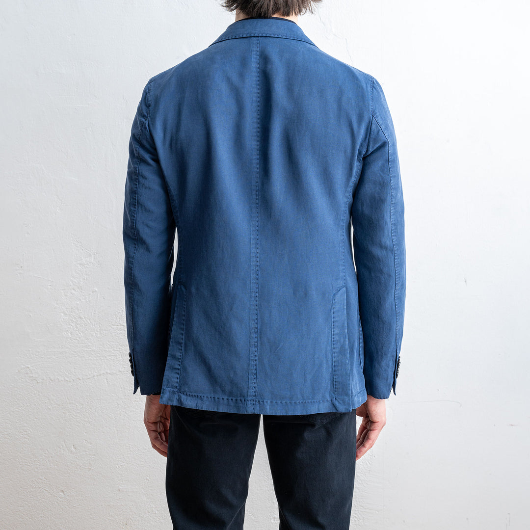 Cotton Lyocell Blazer Blue