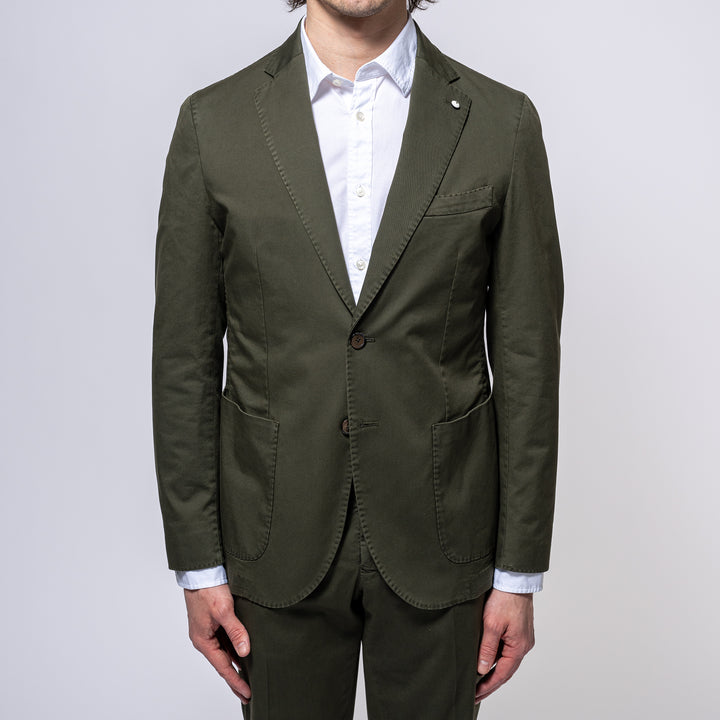 Cotton Twill Suit GREEN