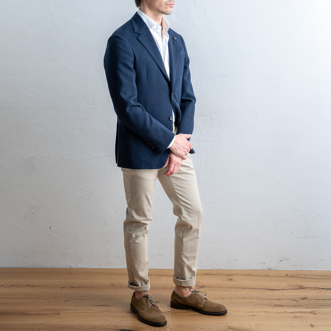 Single Breasted Roma Blazer Navy