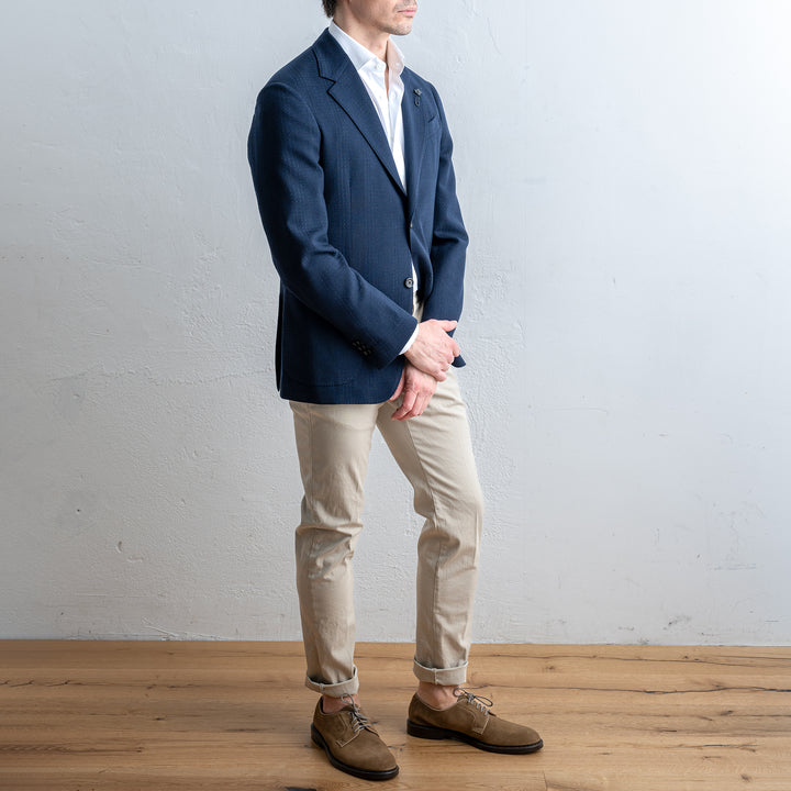 Single Breasted Roma Blazer Navy