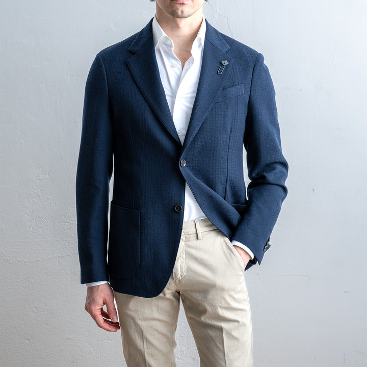 Single Breasted Roma Blazer Navy