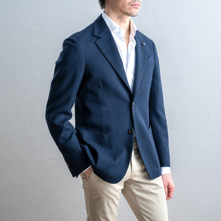 Single Breasted Roma Blazer Navy