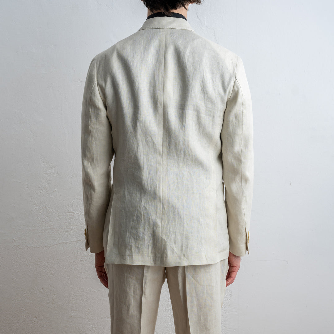 Roma Db Linen Blazer SAND