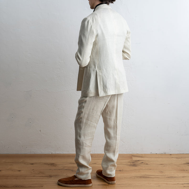 Roma Db Linen Blazer SAND