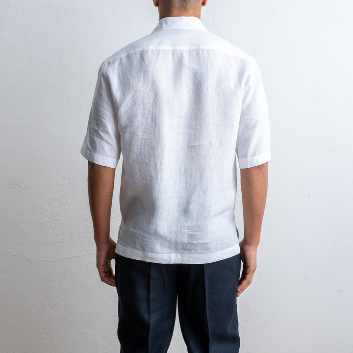 Bussarong Linen Shirt White