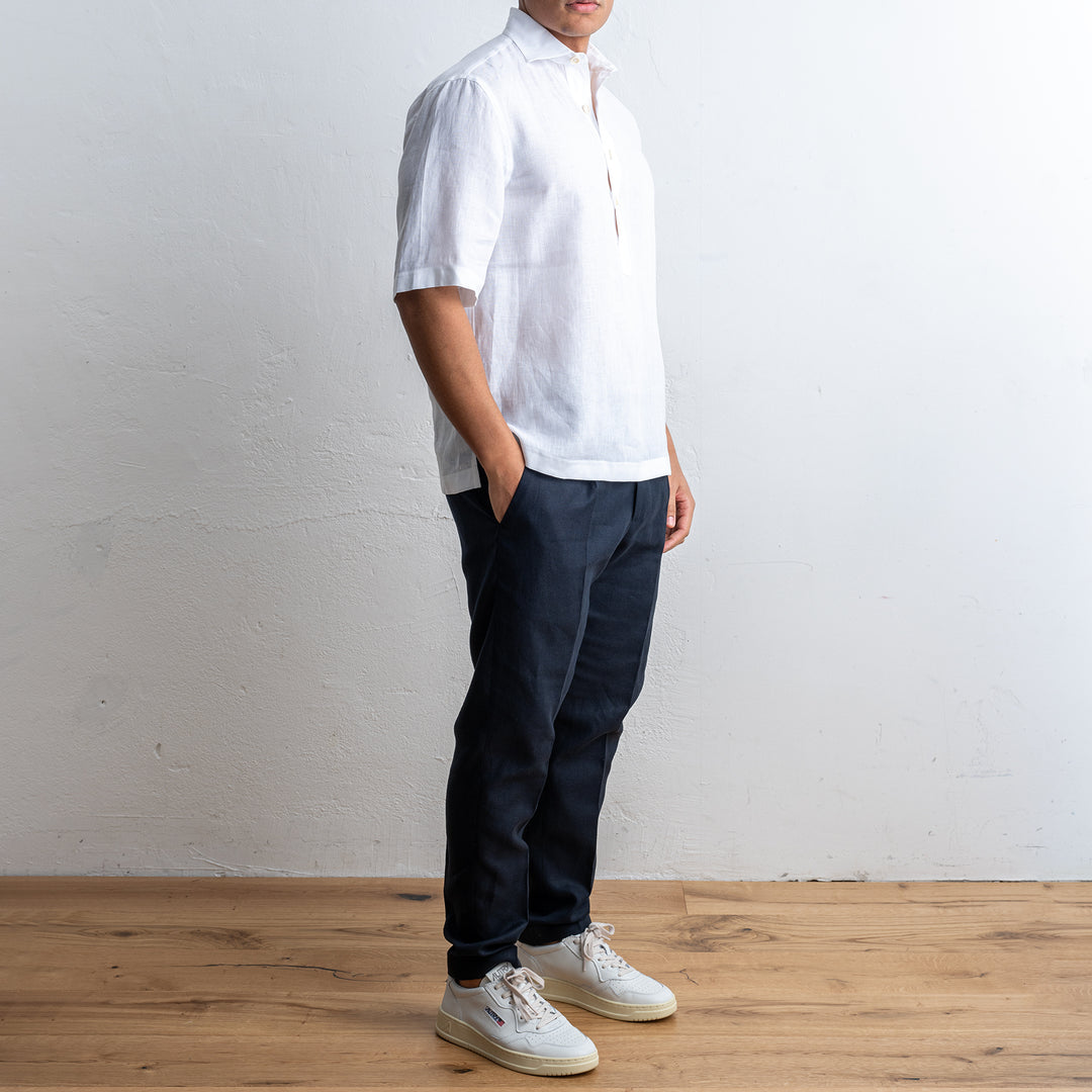 Bussarong Linen Shirt White