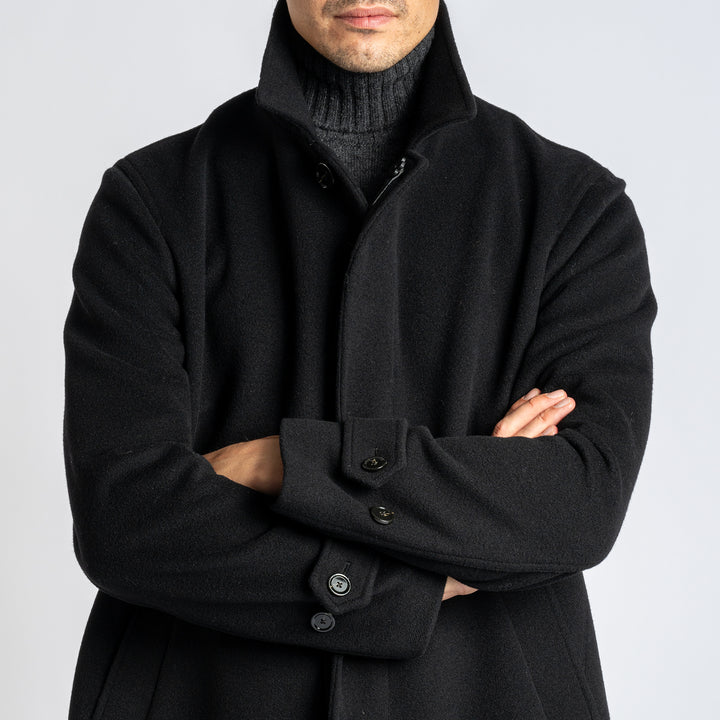 Raglan Trench Coat Black