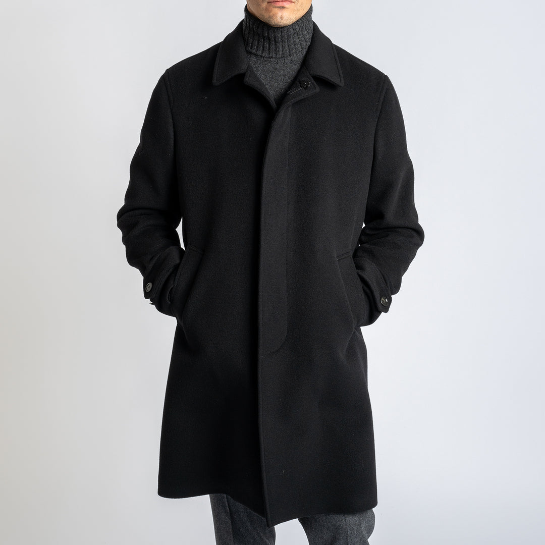 Raglan Trench Coat Black