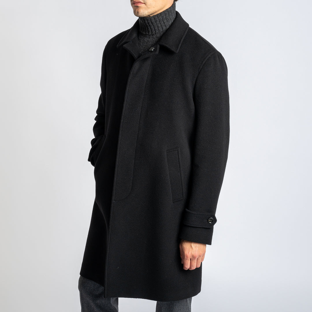 Raglan Trench Coat Black