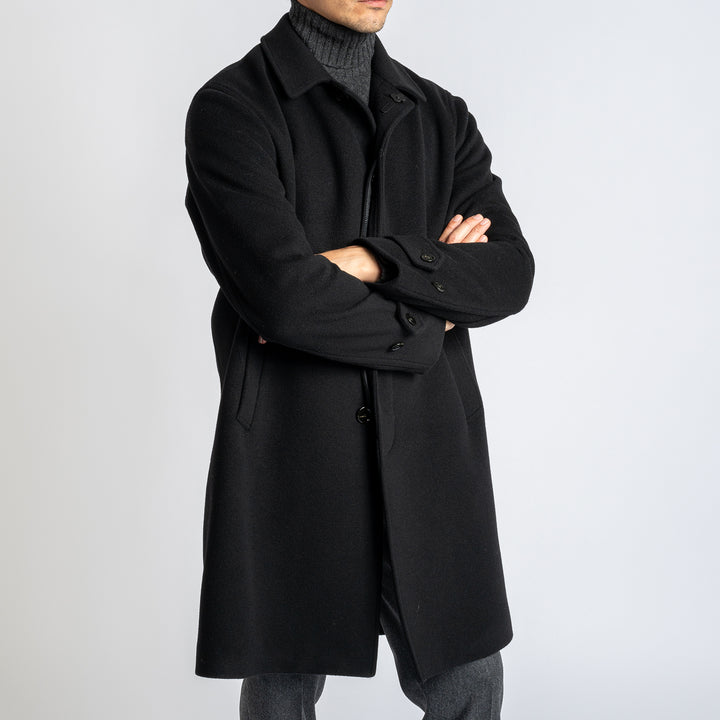 Raglan Trench Coat Black