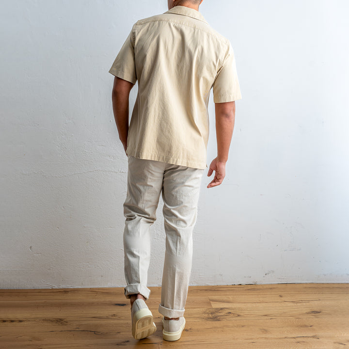 Short Sleeved Shirt Beige