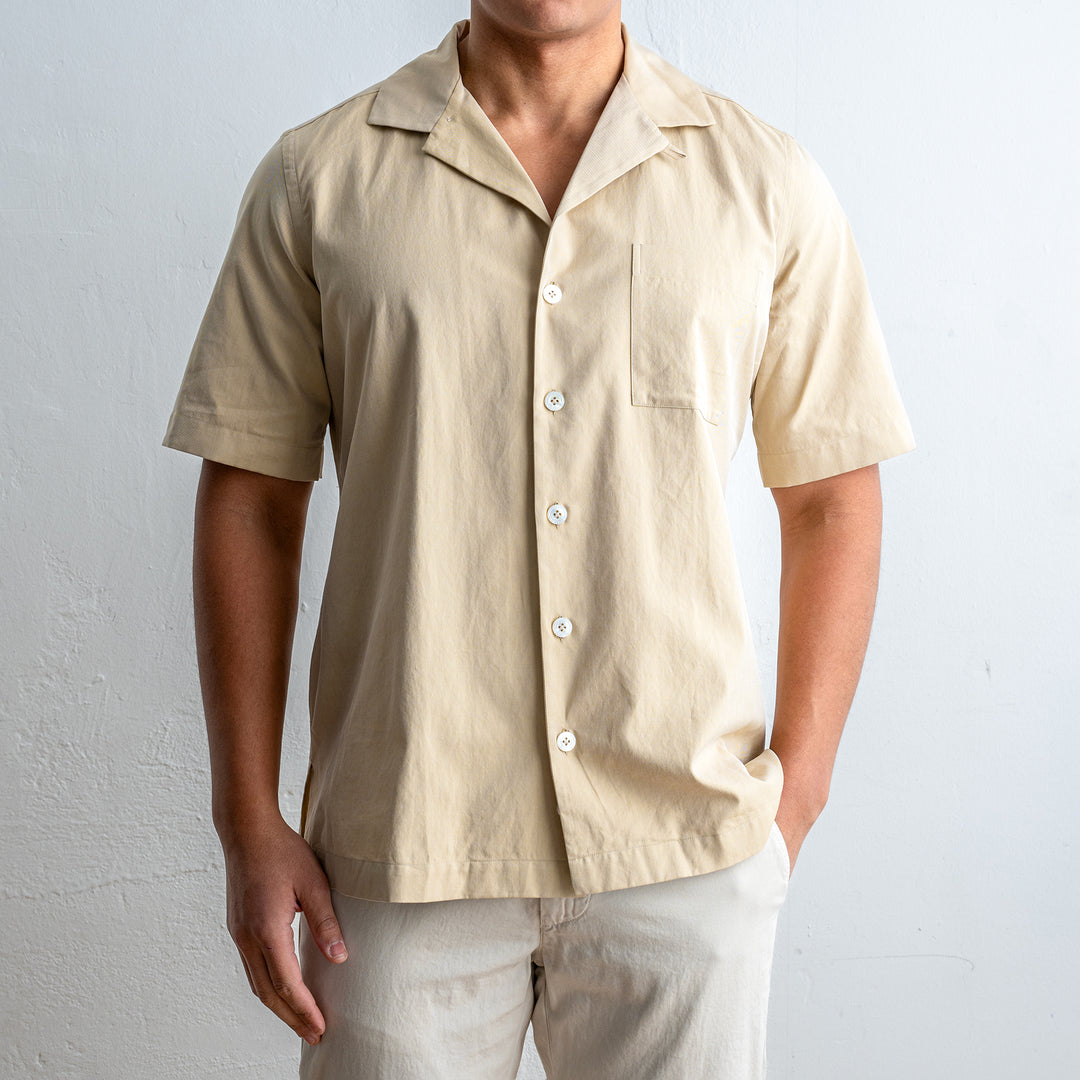 Short Sleeved Shirt Beige