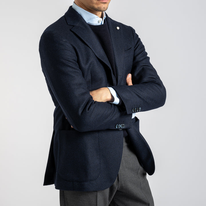 Three Button Blazer Navy