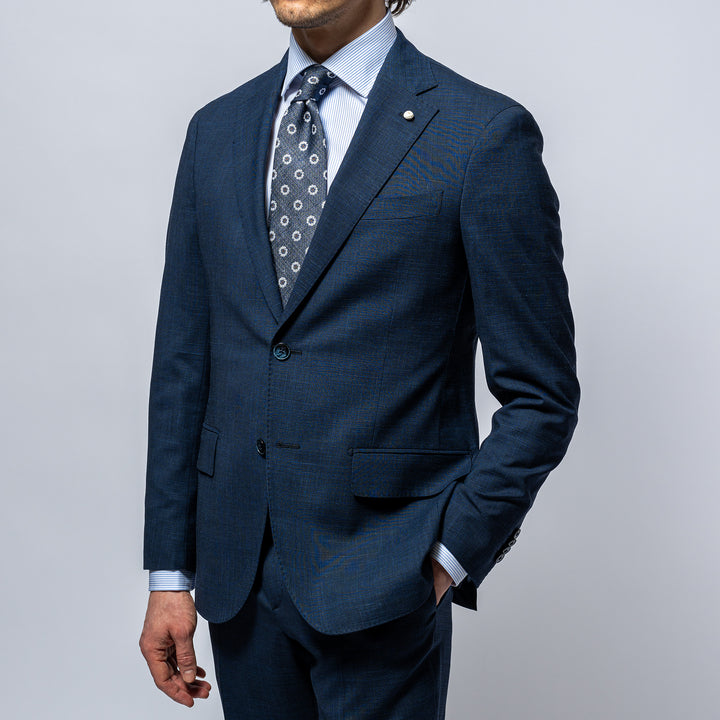 Classic One Pleated Suit NAVY
