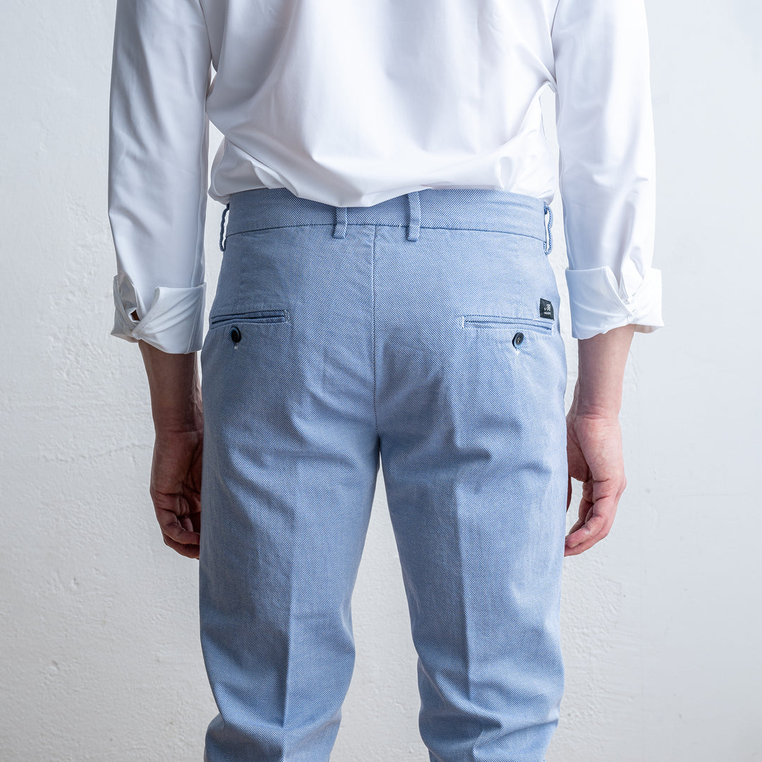 Torino Style Pique Fabric Multi LIGHT BLUE