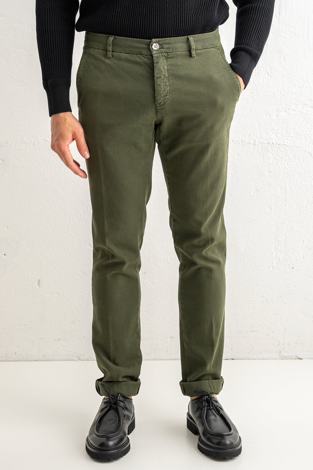 Pique Slim Chino ARMY