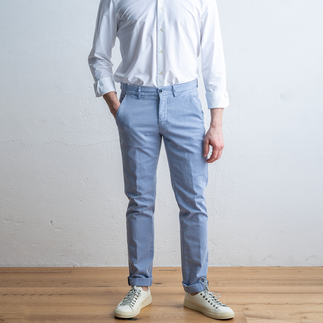 Torino Style Pique Fabric Multi LIGHT BLUE