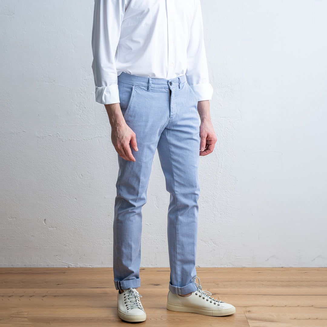 Torino Style Pique Fabric Multi LIGHT BLUE