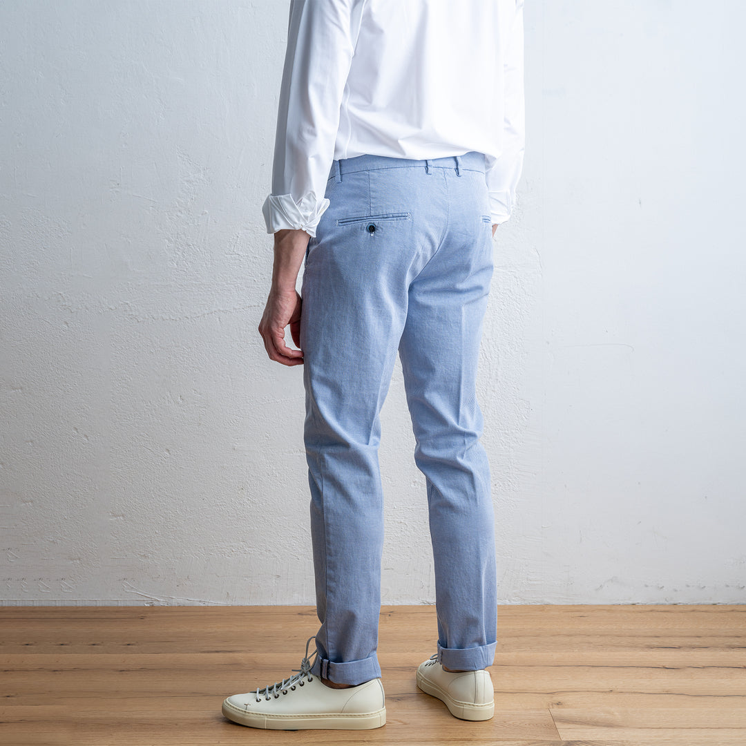 Torino Style Pique Fabric Multi LIGHT BLUE