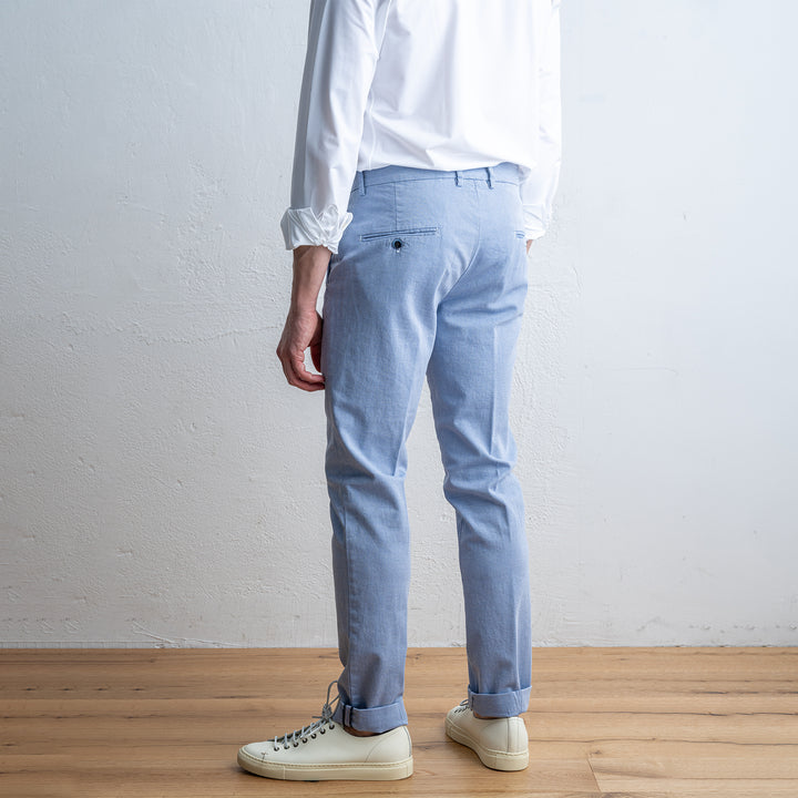 Torino Style Pique Fabric Multi LIGHT BLUE