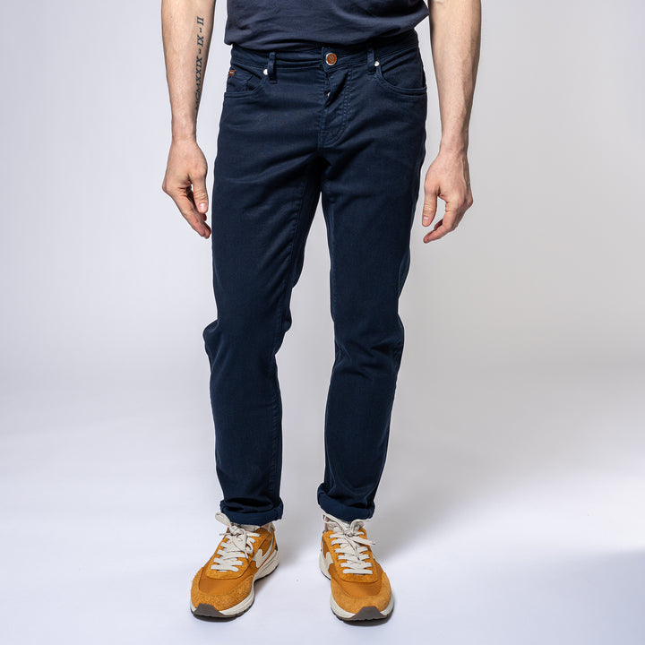 Five Pocket Clyo Stretch Dark Blue