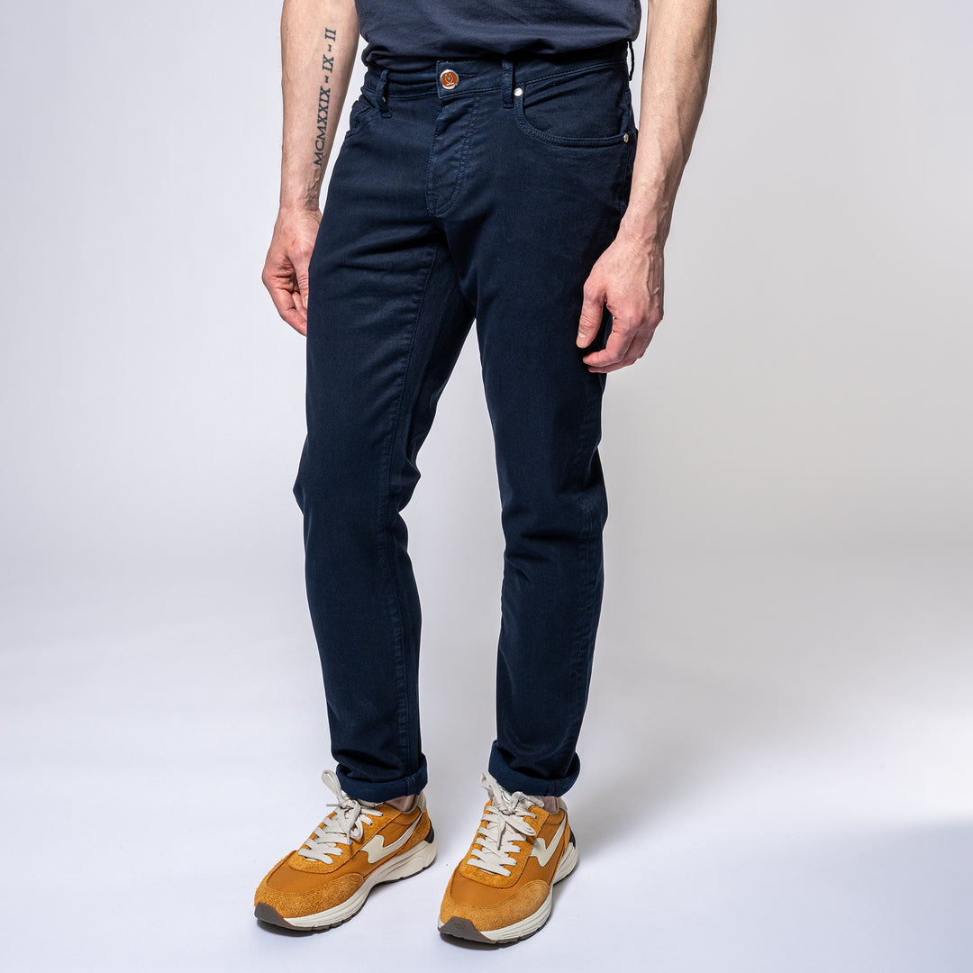 Five Pocket Clyo Stretch Dark Blue