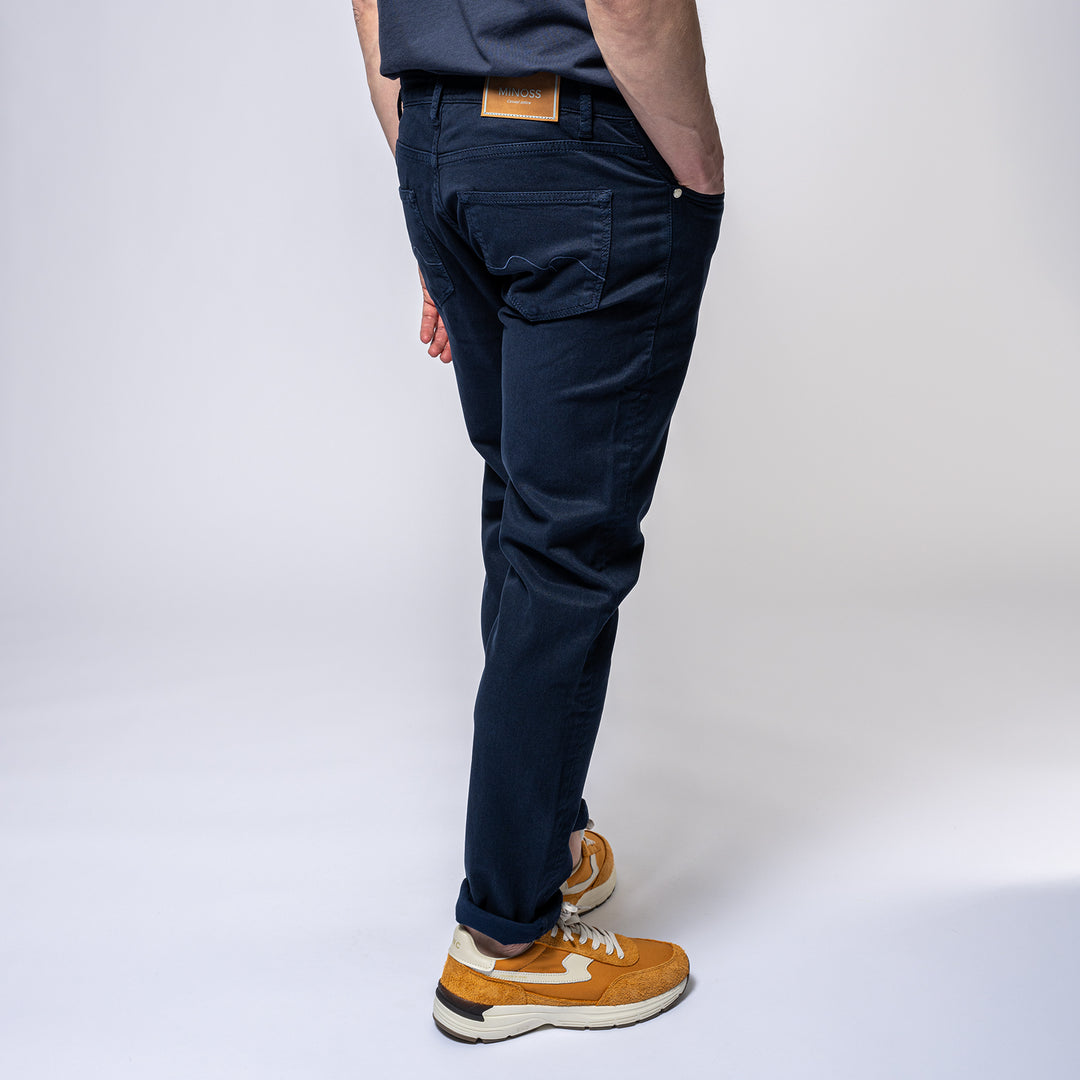 Five Pocket Clyo Stretch Dark Blue